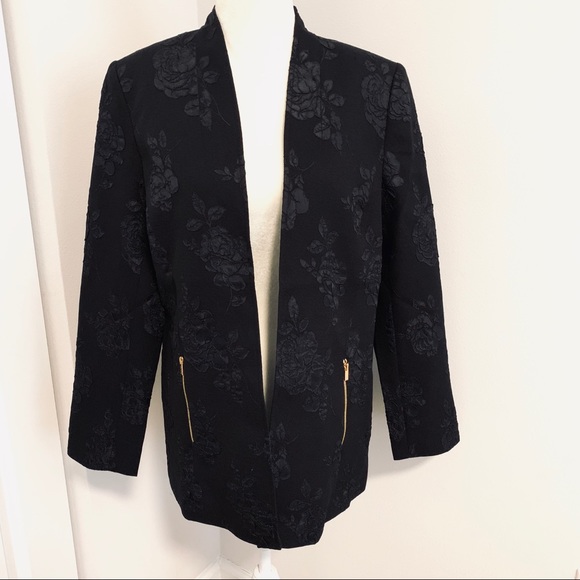 Calvin Klein Jackets & Blazers - Calvin Klein floral embroidered jacket